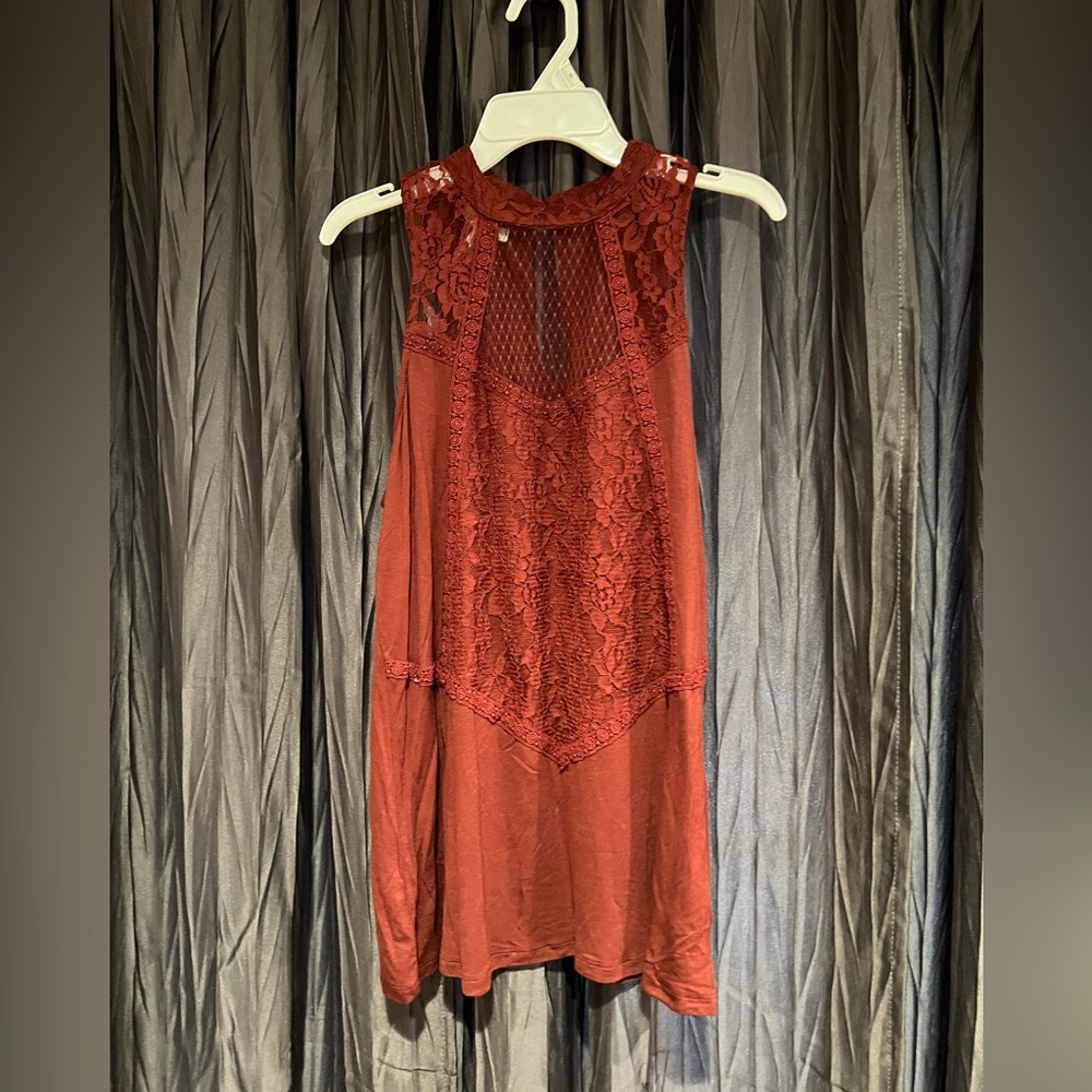 Maurices embroidered blouse